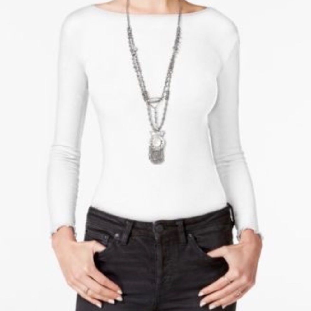 !!Intimately Free People Eyes Wide Open Ribbed Top - Picture 2 of 7